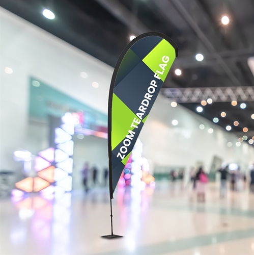 Show details for Zoom Teardrop Flag