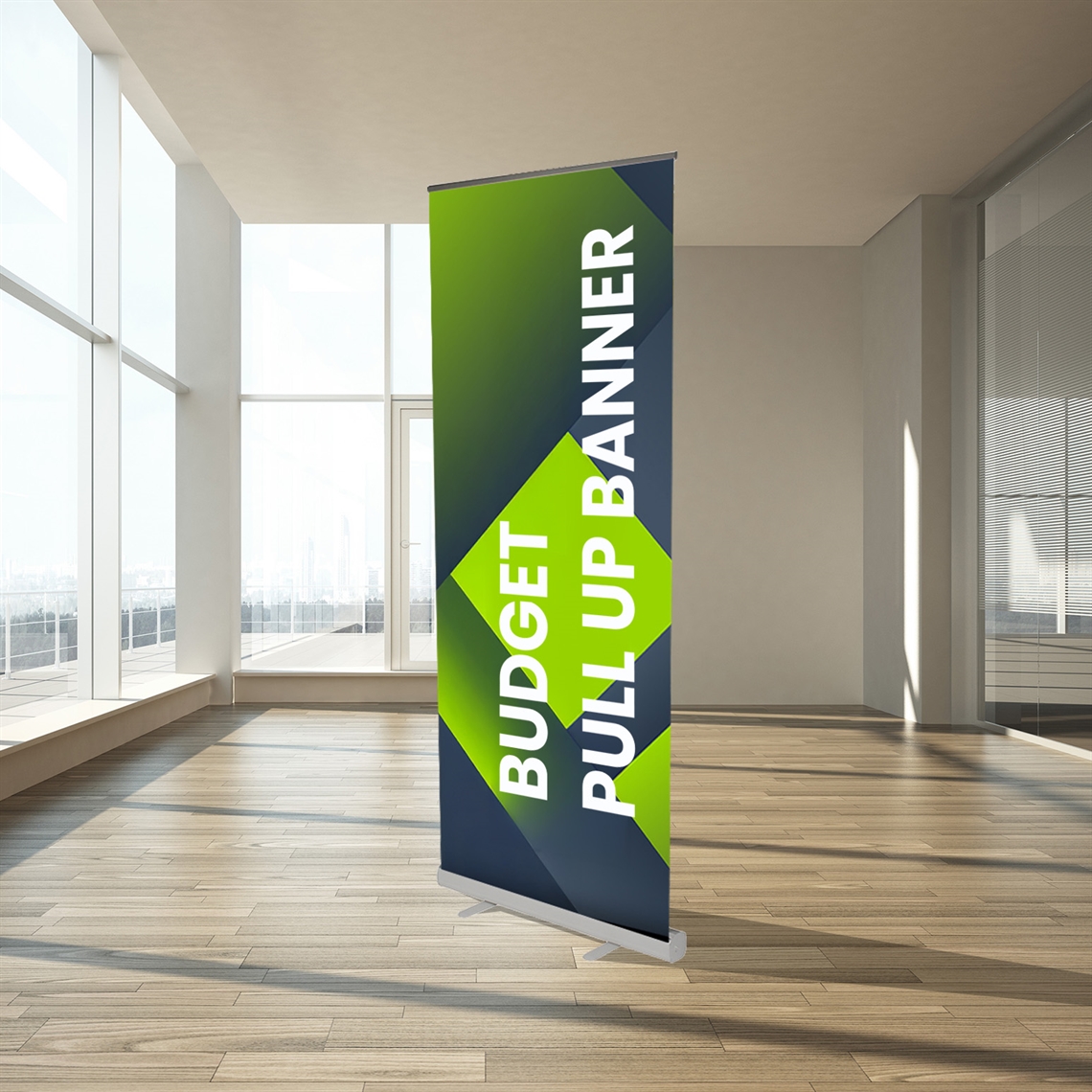 Show details for Budget Pull Up Banner