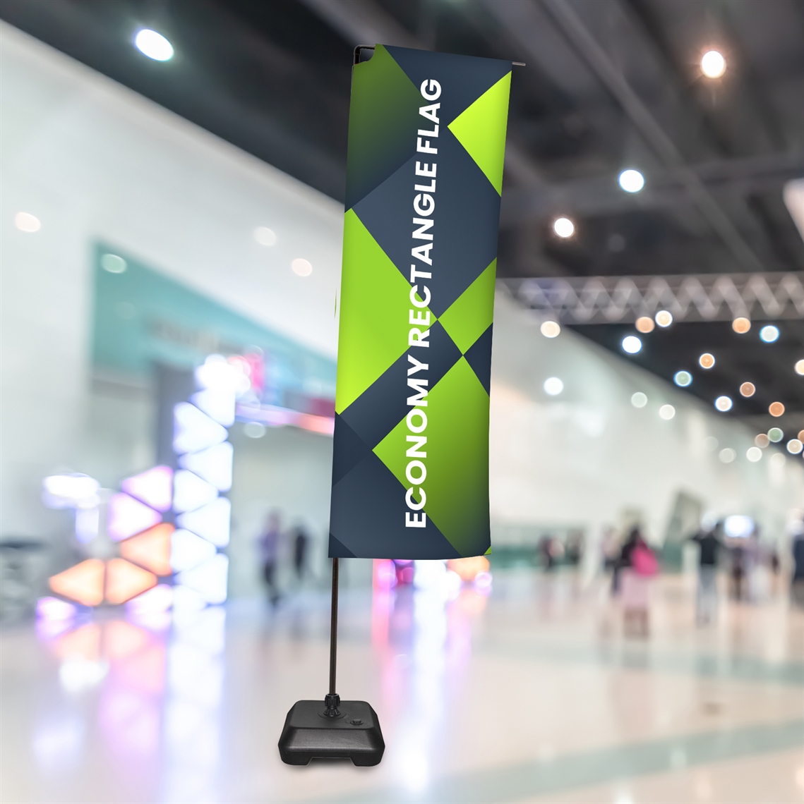 Show details for Economy Rectangle Flag