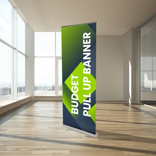 Show details for Budget Pull Up Banner