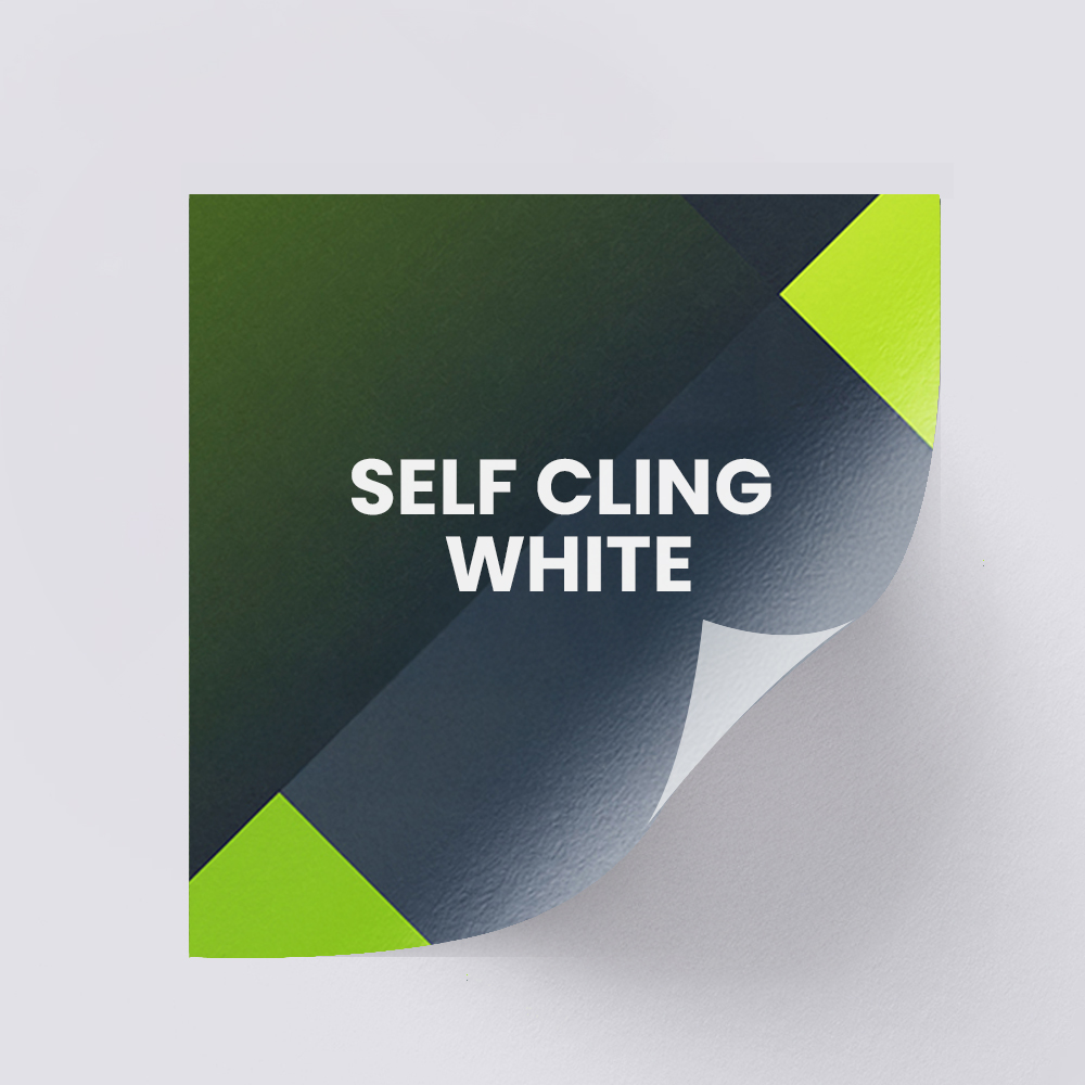 Show details for Self Cling - White
