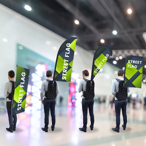 Show details for Backpack Flag