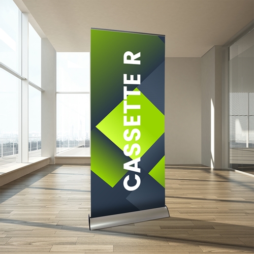 Show details for Cassette R Pull Up Banner